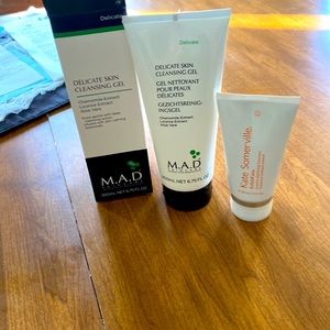 Brand new M.A.D skincare cleansing gel andKate Somerville exfoliating treatment